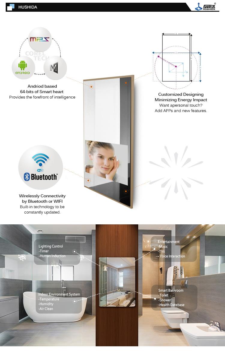 LED Back Lighting Wall LCD Magic Mirror LED Back Lighting Wall LCD Magic Mirror