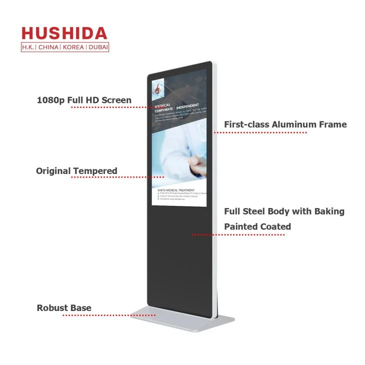 10 Points IR Touch Screen Floorstanding Display